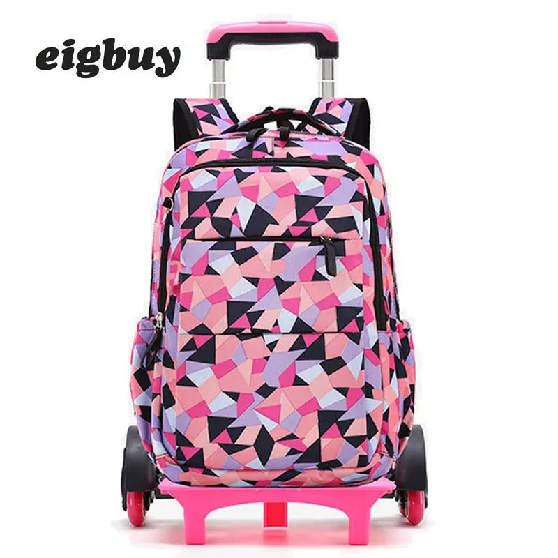 

Removable Children School Bags Waterproof For Girls Trolley Backpack Kids Wheeled Bag Bookbag Bagpack Travel Luggage Mochilas