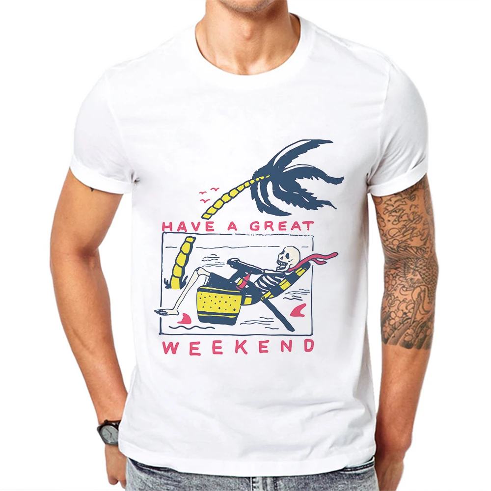 

Man Zhi Xi Se Fashion Newest Summer Mens Tshirts Skull Print Casual Male T Shirt Clothing Tops Short Sleeve Tees Poleras Hombre