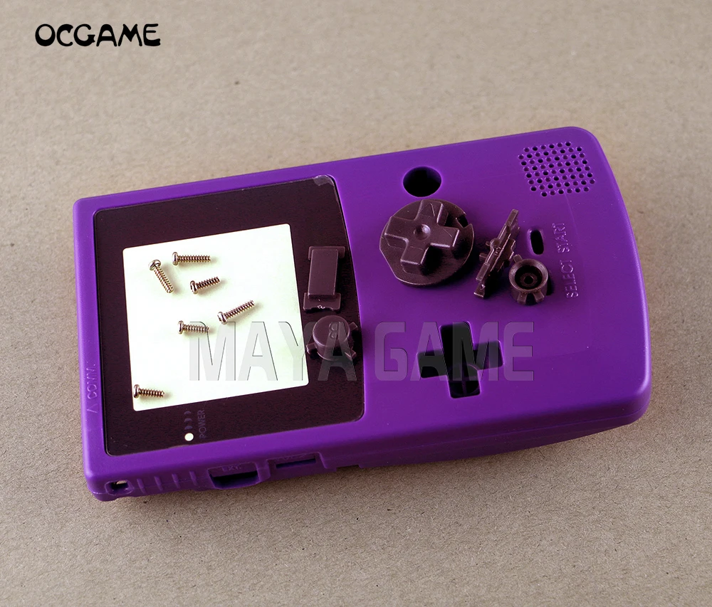 OCGAME 4 вида цветов Новый Сменный полный Корпус оболочка для GBC золотой цвет чехол