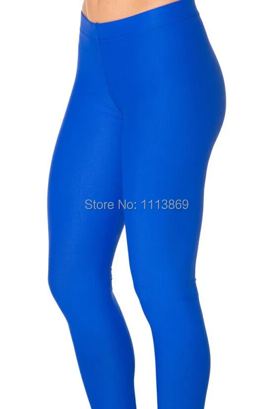 2015 New Arrive Matte Royal Blue Leggings women clothes Wholesale candy
