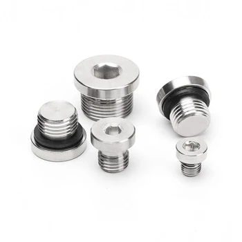 

1pcs M16 M18 M20 M22 allen screws inner hexagon screw flange bolt oil plug ED plugging blocking head bolts 304 stainless steel