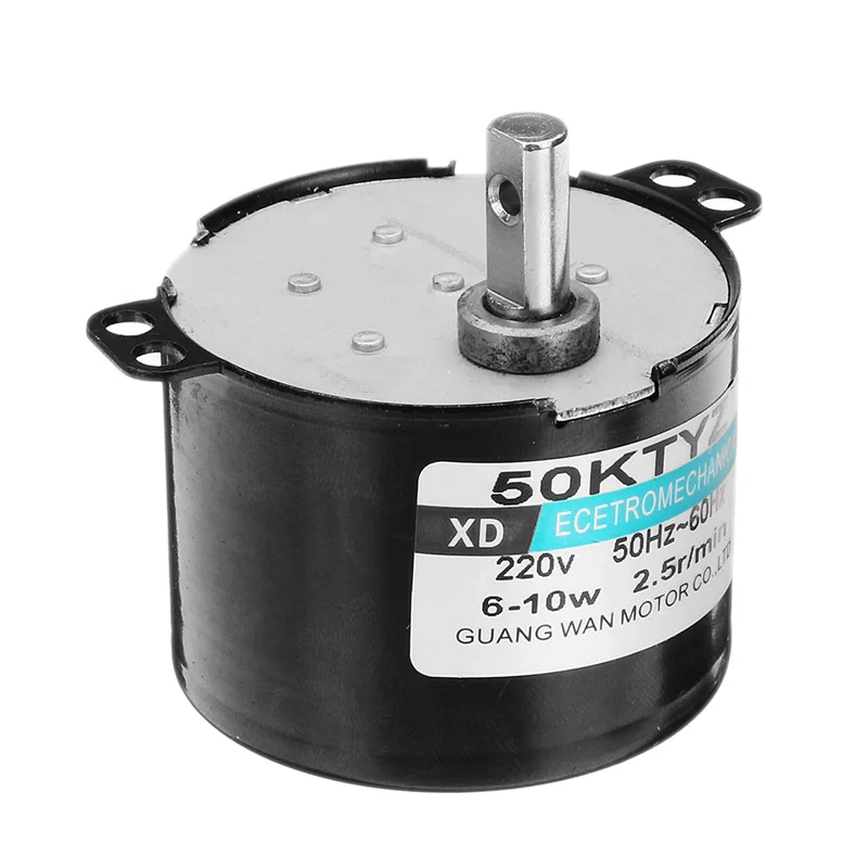 50Ktyz Ac220V 10 Вт 0.5A 2.5R/мин синхронный двигатель с постоянным магнитом редуктор
