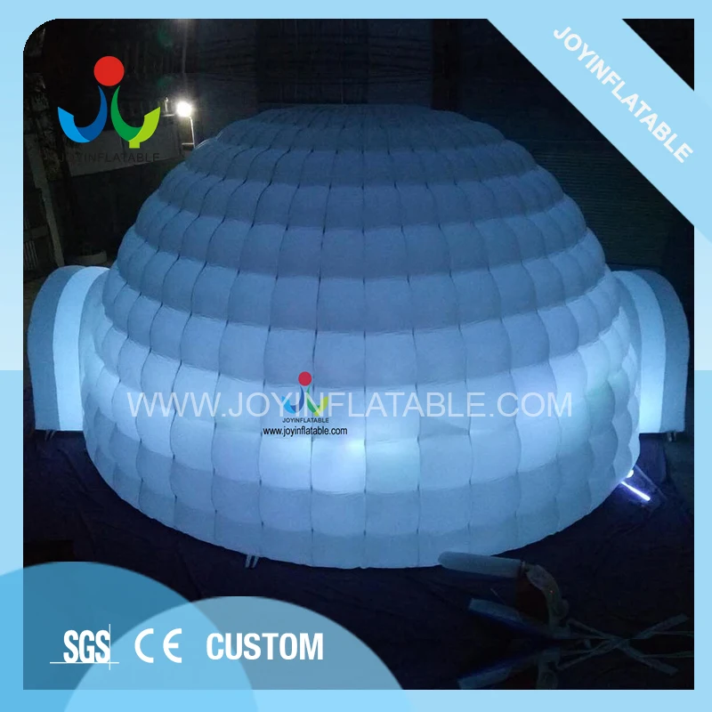 Diameter 10M Oxford Inflatable Dome Tent Sale with LED Light for Party Event 4