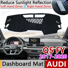 for Audi Q5 II 2017 2018 2019 2020 FY Anti-Slip Anti-UV Mat Dashboard Cover Pad Sun Shade Dashmat car Carpet Accessories S-line