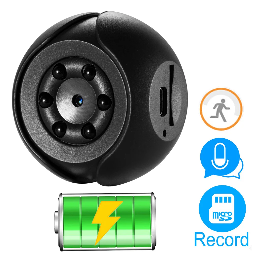 HD 1080P camera mini infrared night vision HD sports mini car onboard