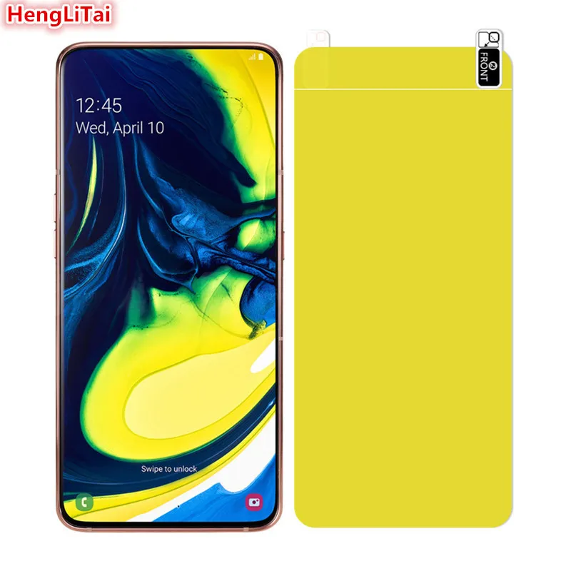 

2Pcs= Full Coverage Explosion Proof Screen Protector For Samsung Galaxy A60/A70/A80/A90 TPU Soft hydrogel Protection Film