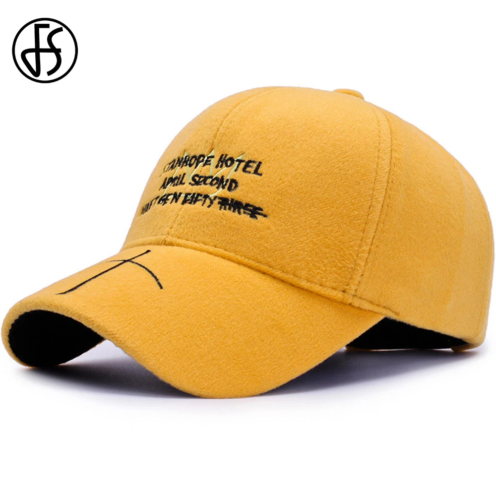 

FS Spring Summer Casual Yellow Face Caps For Men Women Streetwear Snapback Hip Hop Baseball Caps Embroidery Dad Hats Casquette