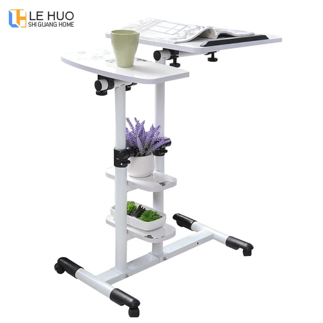 Best Offers Laptop table Wooden standing office desk Height adjustable computer desk with wheels folding table bedroom Bedside book desk Best Offers Laptop table Wooden standing office desk Height adjustable computer desk with wheels folding table bedroom Bedside book desk