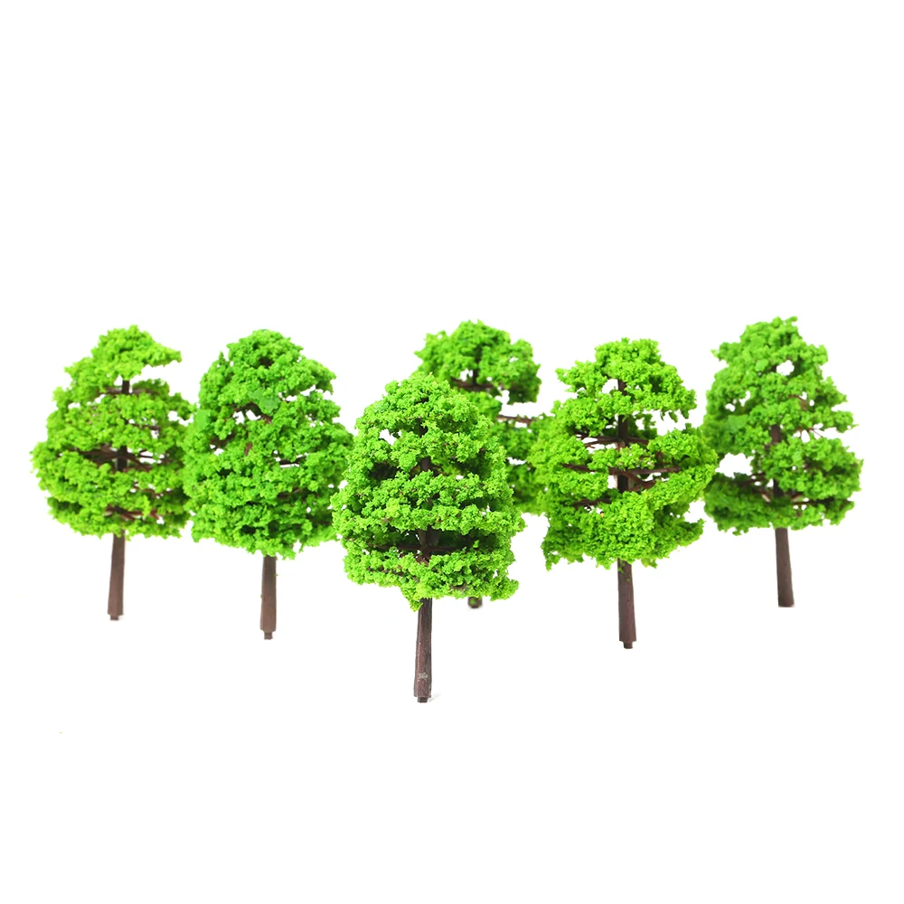 

20Pcs Model Trees Train Scenery Landscape Scale 7/9cm Plastic Architectural Model Supplies Building Kits Brinquedos for Children