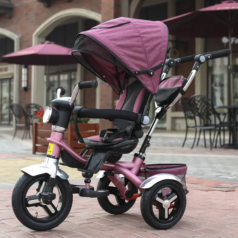 Multi Function Children Tricycle Pedal Bike Handcart Baby Baby Bicycle