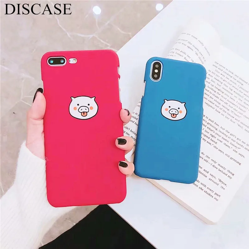 DISCASE чехол для iphone XS XR MAX ПК половина пакета Жесткий X 8 7 6 6s плюс Твердые Цвет
