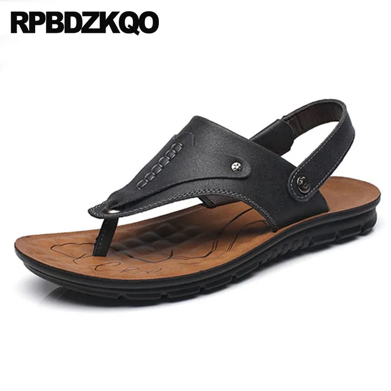 Black yellow D'água Couro brown Dos Ar Livre 2018 Amarelo Ao Tênis Chinelo Homens De Esporte Verão Dedo Sapatos Prova 1 1 yellow 3 Moda Sandálias brown Chinelos 3 Alça 3 Slides 2 black 2 2 1 Nativo À black brown yellow xqgp4RwZI