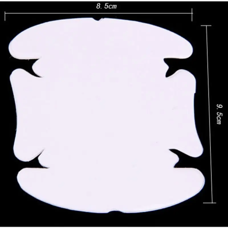 4 шт./лот, автомобильная Защитная пленка для ручки, универсальная невидимая Автомобильная дверная ручка, стикер s устойчивые к царапинам, наклейка для автомобиля