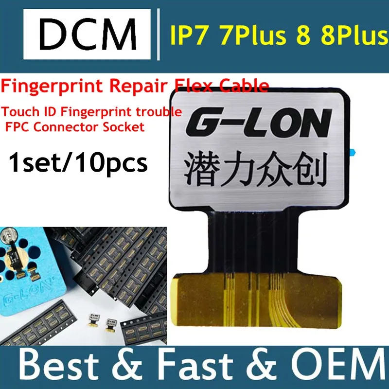 G LON для iphone7 7Plus 8 8Plus сканер отпечатков пальцев гибкий кабель iPhone Touch ID ремонт
