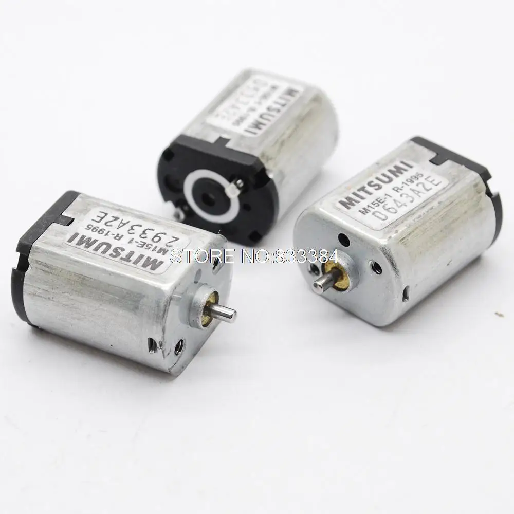 

10 Pcs Mitsumi 3-6V DC DC Micro 030 Motor 120mA-150mA 9500RPM-19500RPM Mini Motor Great for DIY Micro air pump