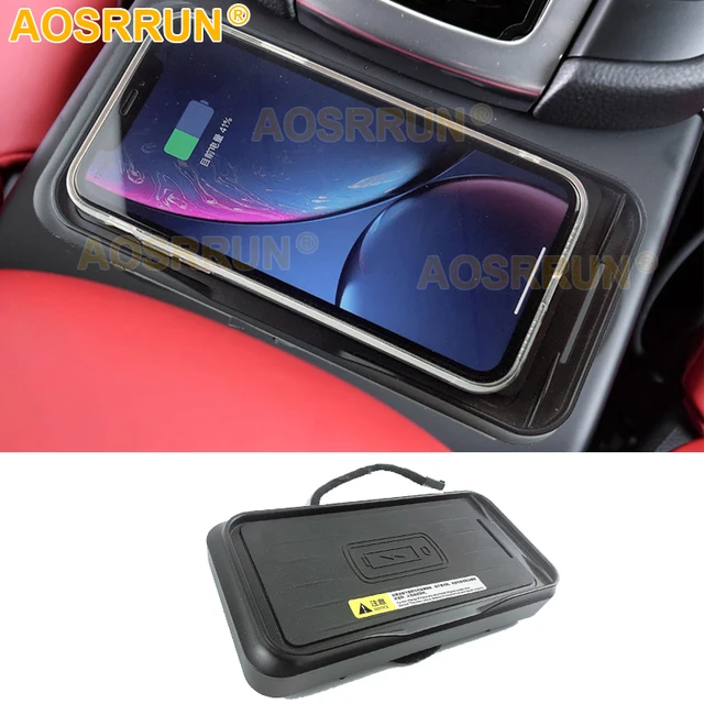 Car Accessories For Porsche macan 2014 2015 2016 2018 2019 QI wireless charging phone Pad Module charging