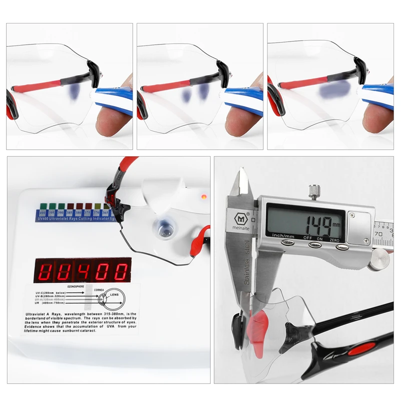 WEST BIKING Polarized Cycling Sunglasses Photochromic UV400 Outdoor Sport Cycling Sun Glasses Road MTB Bicycle Cycling Glasses