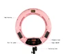 Yidoblo FD-480II Pink Bi-color Studio Ring Light with bag LED Video Light Lamp Photographic Macro Lighting 5500K 480LED Lights 4