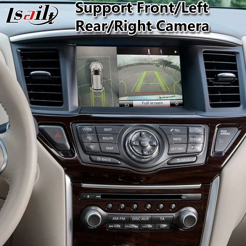  Lsailt Android 7.1 Car Video Interface for Nissan Pathfinder 2013-2017 year cars  GPS Navigation wi