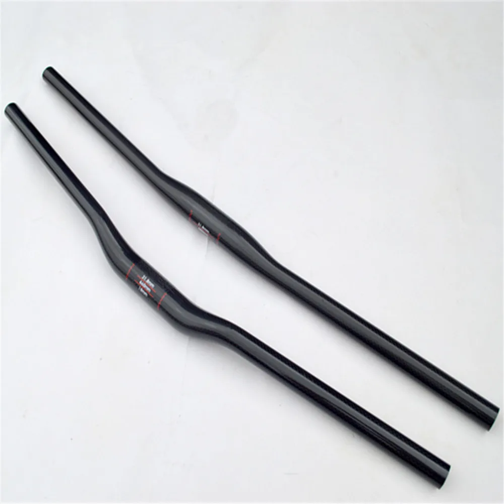 NO LOGO carbon fiber bicycle handlebar glossy mountain bike carbon