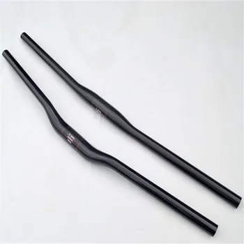 

NO LOGO carbon fiber bicycle handlebar glossy mountain bike carbon handlebar 600mm - 760mm mtb bicycle parts