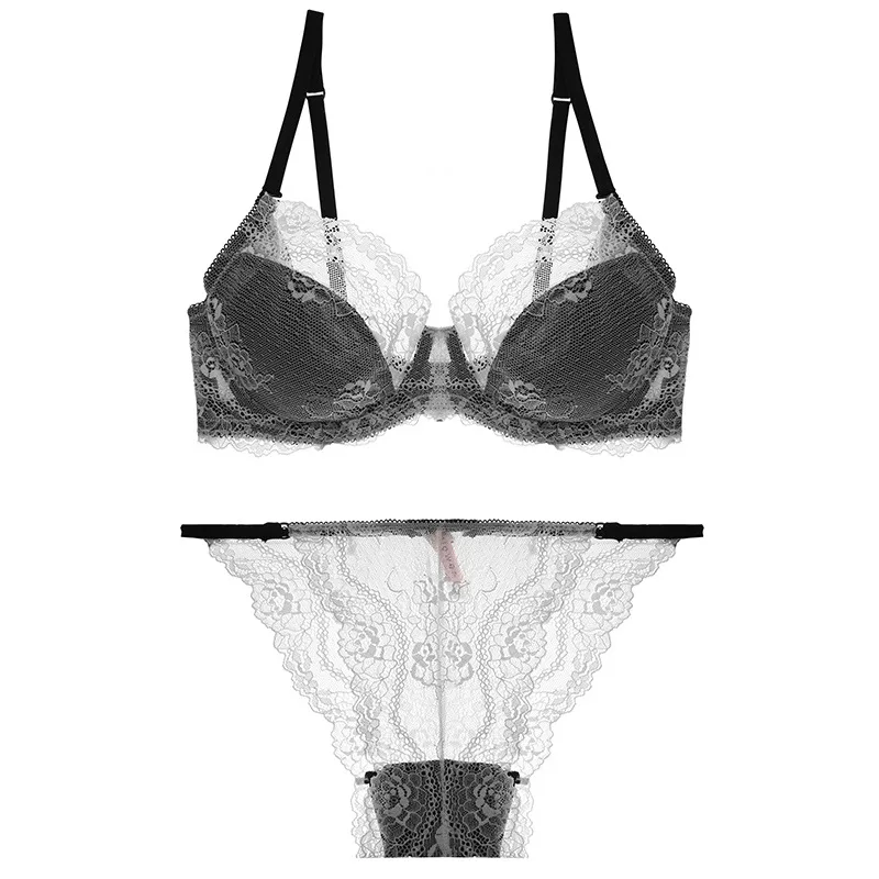 Комплект женского кружевного нижнего белья с чашками пуш ап|bra set|bra set brandbrand bra |