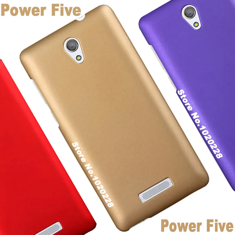 Original Highscreen Power Five case cover plastic Red/Black/Blue Print