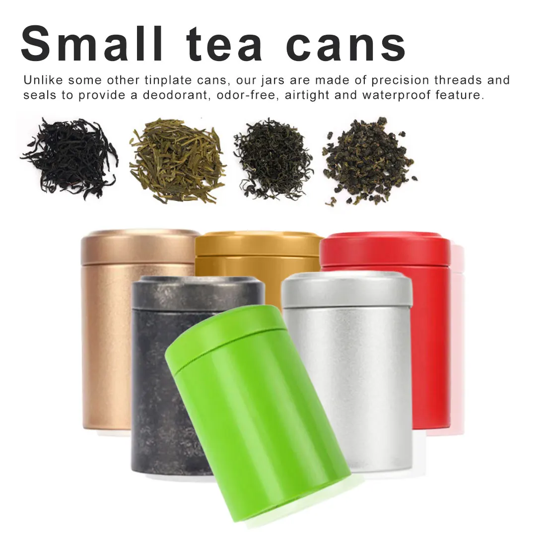 Proof Container Stash Jar Portable Smell Sealed Cans Aluminum for Travel Tea/Caddy Airtight Smell Proof Container Stash Jar Portable Smell Sealed Cans Aluminum for Travel Tea/Caddy Airtight Smell
