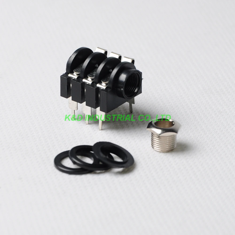 10pc 1 4 Cliff 6 35 Phone Jack 6pin PCB Headphone Audio Tube Amp Guitar Mono