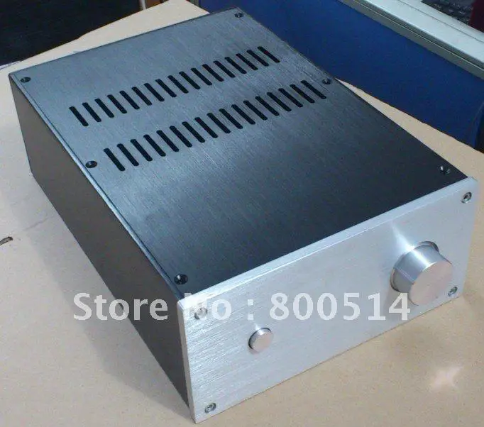 

#JC2210-2  Full aluminum Power amplifier chassis / AMP case Enclosure /  DIY ( include terminals)