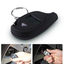 1х брелок для ключей с ЖК-дисплеем и цифровым дисплеем Мини-Автомобильный манометр для измерения давления в шинах ABS