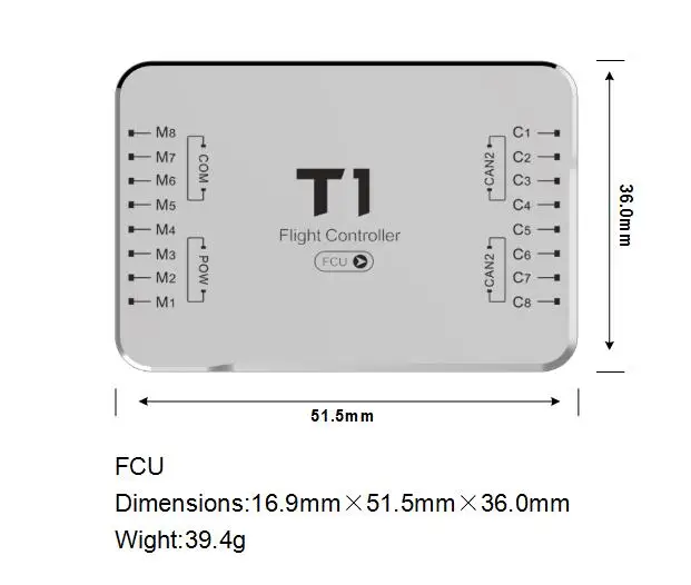 FPV-системы topxgun t1-a сельскохозяйственных защиты Игровые джойстики с dcu Поддержка quadrotor hexarotor octarotor