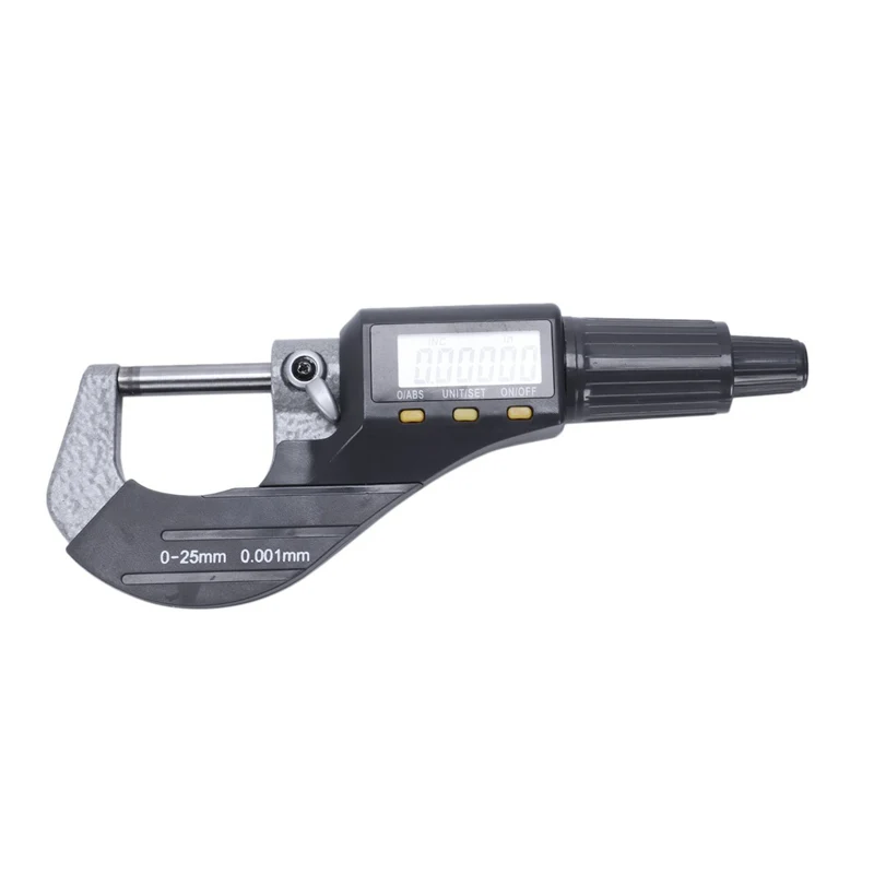

0-25Mm Digital Outside Micrometer Electronic Micrometer Caliper Gauge 0.001Mm Digital Gauge Measuring Tools