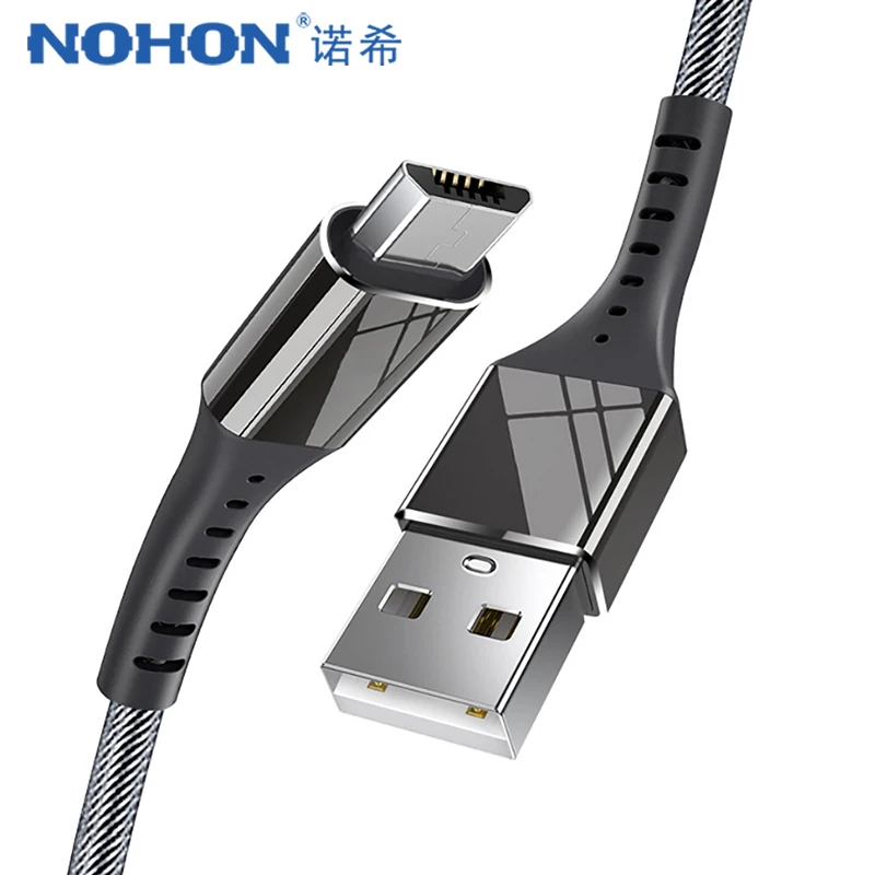 NOHON Braid Micro USB Charging Cables For Samsung S6 S7 Plus Sync Data