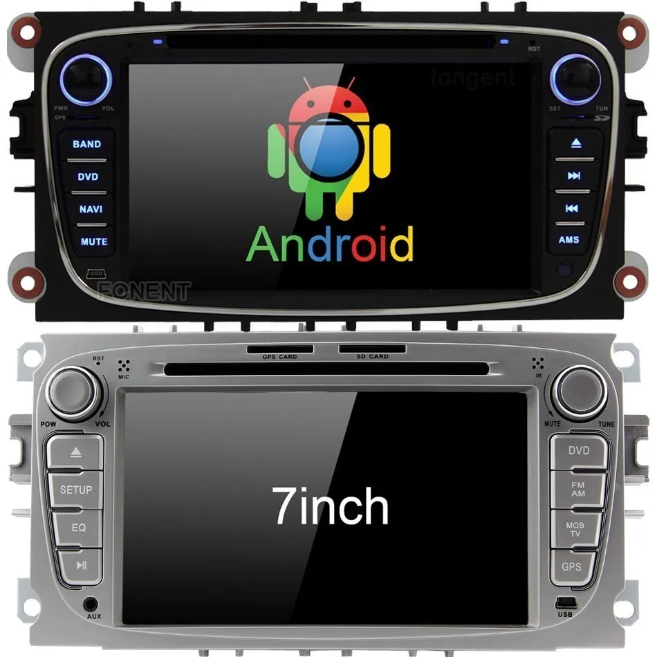 Perfect For Ford Mondeo Focus C-MAX Galaxy Tourneo Transit S-max Kuga multimidia Android 9.0 Car 2 Din DVD Player GPS RDS Radio 4Gb+64Gb 0