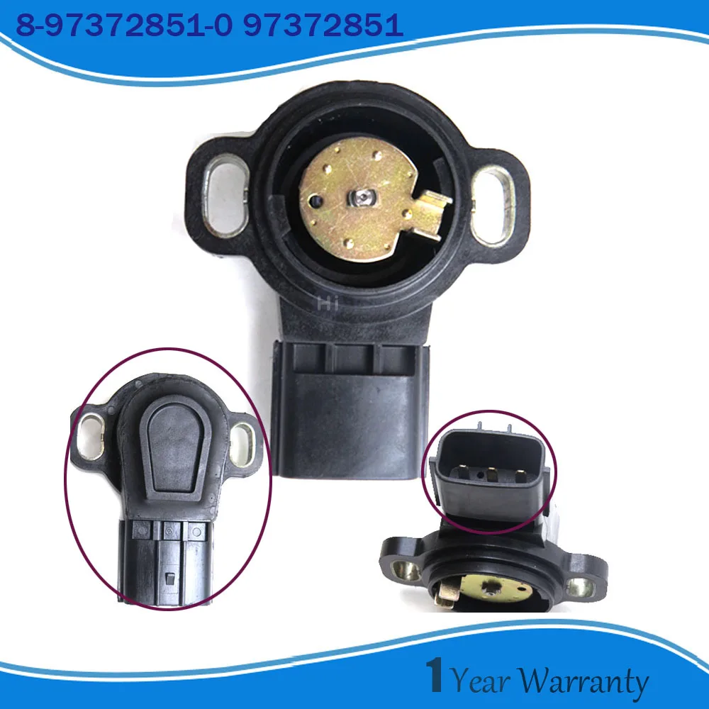 

Throttle Position Sensor 8-97372851-0 97372851 for Holden Jackaroo UBS 4JX1 3.0L 4 1998 - 2002 TP Sensor