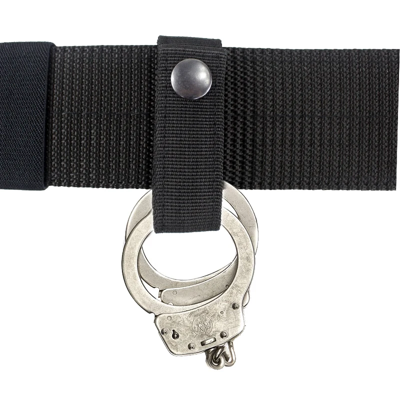 Tactical Hand Cuff Strap Holder Nylon Safety Snap Closure Perfect Fits 2.25" Duty Belts