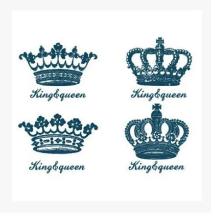 Тату наклейки в виде короны для женщин 5 шт.|tattoo stickers wholesale|sticker books collecting stickerstattoo car