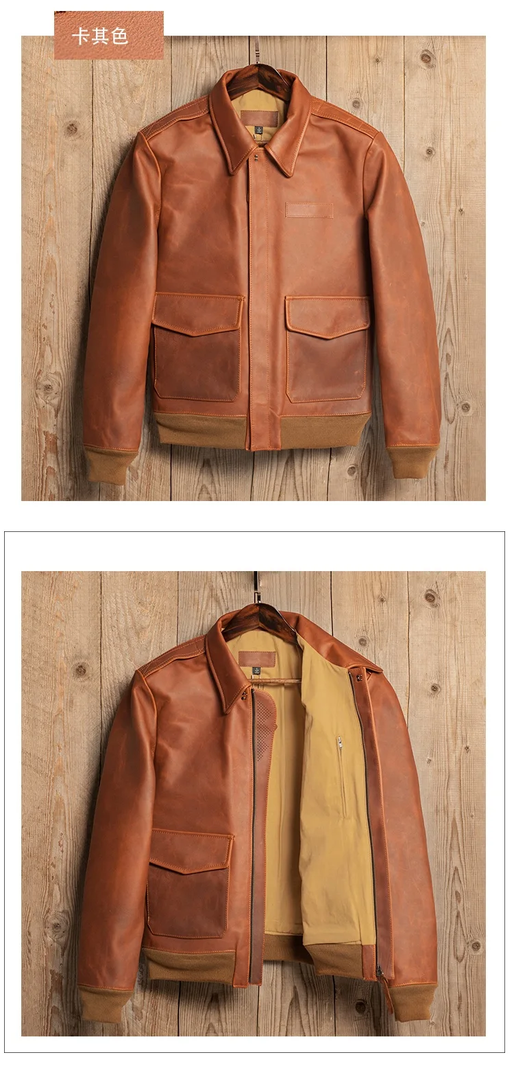 Free shipping,quality Brand men genuine leather Jackets,classic A2 vintage cowhide jacket,quality.sales man,sales