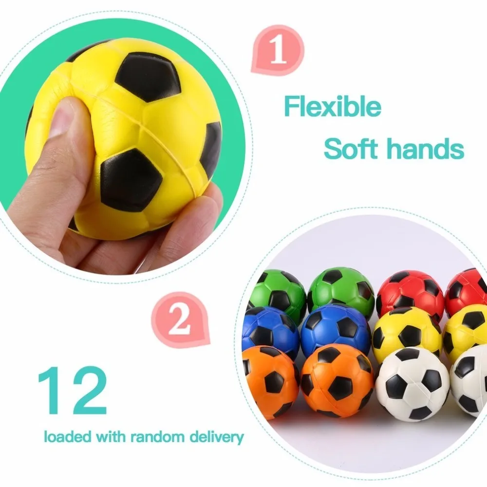 Buy OCDAY 12PCS Football squishy Squeeze Balls Anti