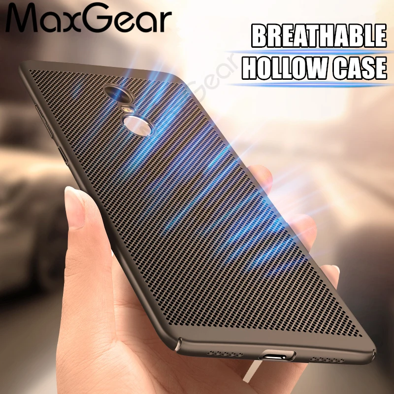 

MaxGear Heat dissipation phone hard Back PC cover Case For Xiaomi Redmi Note 4x 4 Pro Full Cover Note 4 Global Version Case
