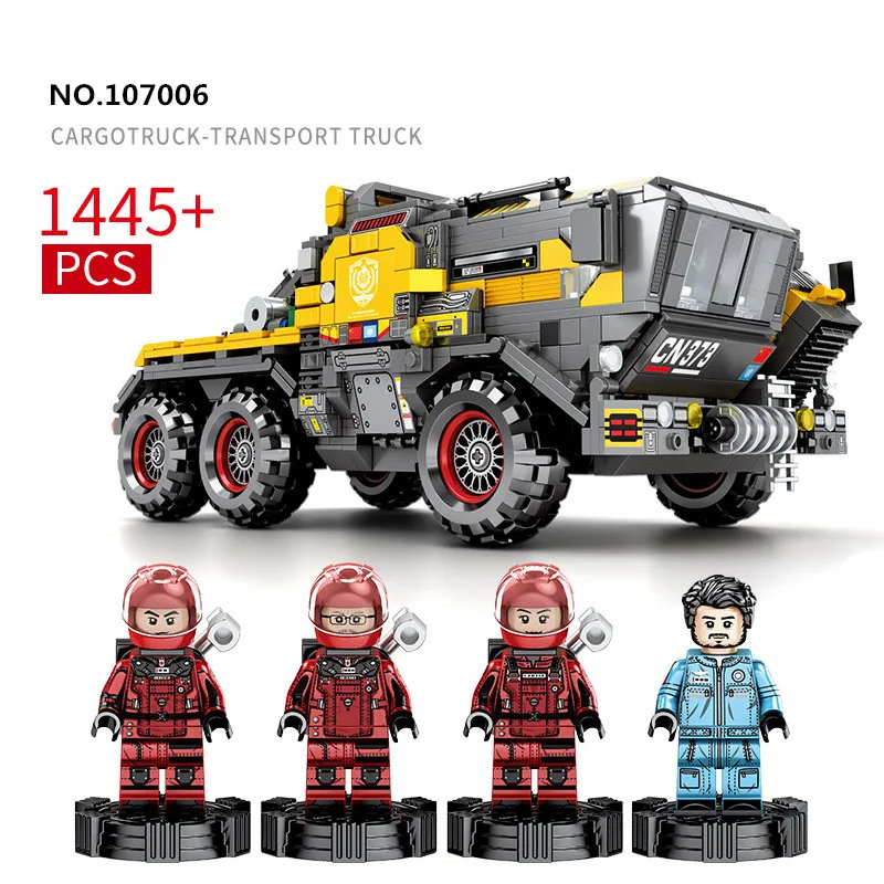 

SEMBO Technic Wandering Earth Series CN373 Transport Truck Building Blocks Sets Bricks Super Rescue Educational Toys Boy