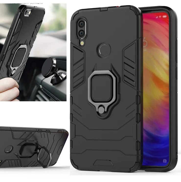 

Case for Xiaomi Redmi Note 7 Case Redmi 7 7A Silicone Armor Bumper Shockproof Cover Phone Case Luxury Xiomi Redmi Note7 Pro Case