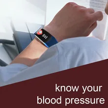 Цена спортивный браслет монитор артериального давления трекер сна умный Браслет управление музыкой смарт-браслет для ios android