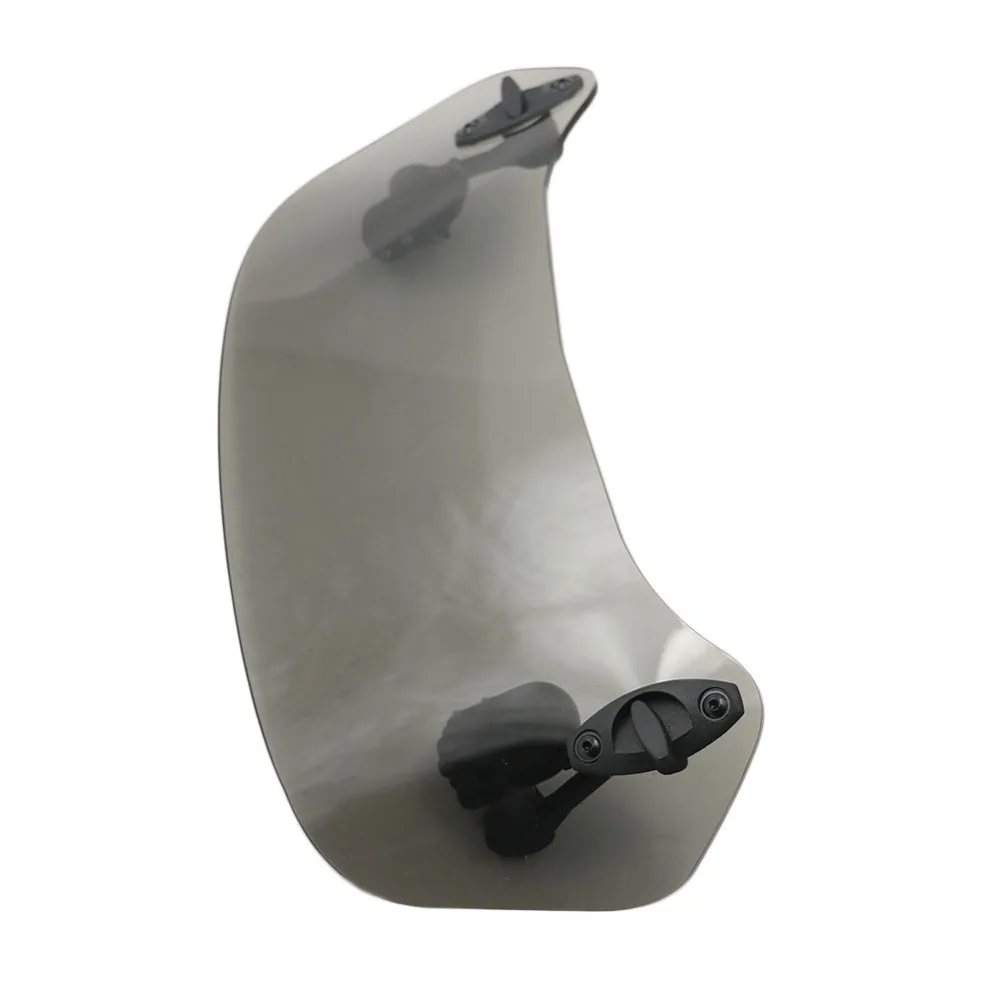 

Adjustable Clip On Windscreen Windshield Extension Spoiler Wind Deflector Lockable For Triumph Tiger 800 955 1050 NC 700 750