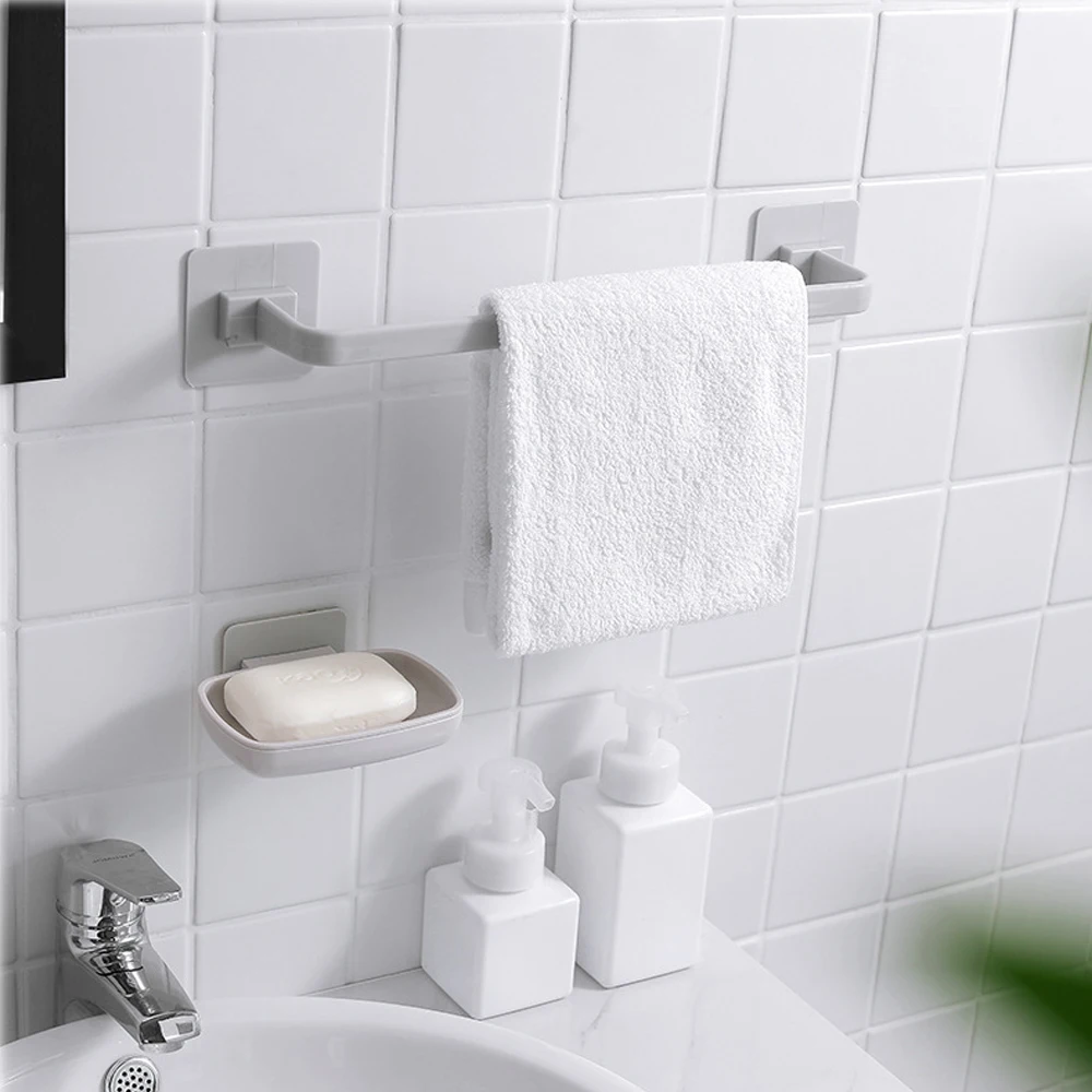 

Home Bathroom Shower Soap Box Dish Storage Plate Tray Holder Case Soap Holder Tray Bathroom Accessories Box Shelf Wall Dishes