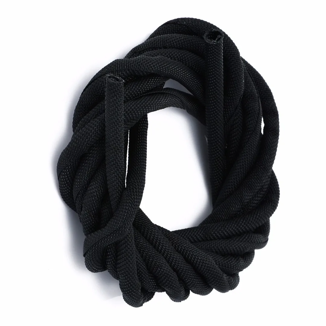 

3 Meter X 5mm Black Nylon Sleeve Wrap Braided Cable Sleeve Textile General Wire for Pipe Hose and Cable Wire Protection New