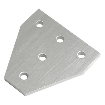 

5-Hole T-Connector 5-Hole Mounting Plate Compatible With V-Slot Linear Guides Cnc Accessories