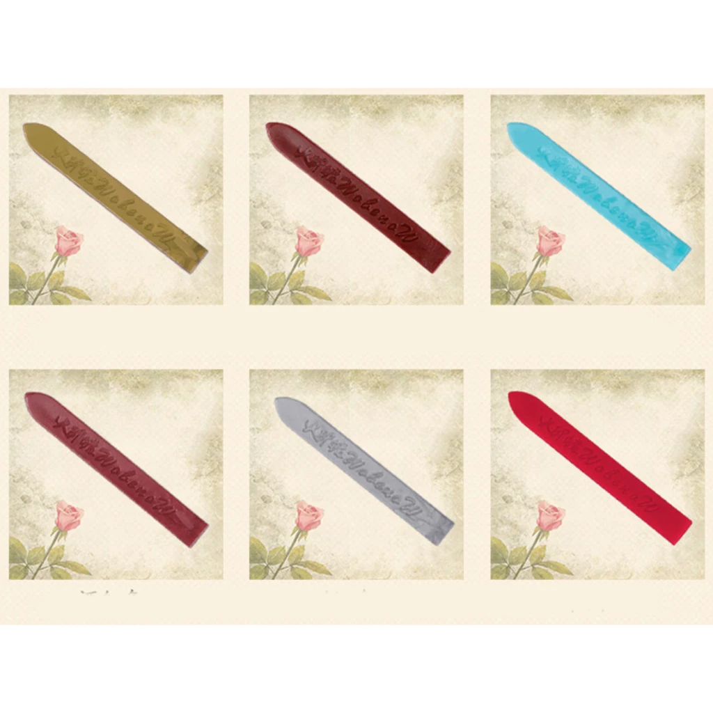 European Retro Wood Classic Seal Sealing Wax Set Stick Stamp For Letters Envolop Wedding Invitation Wax Seal Kit (THANK YOU)  
