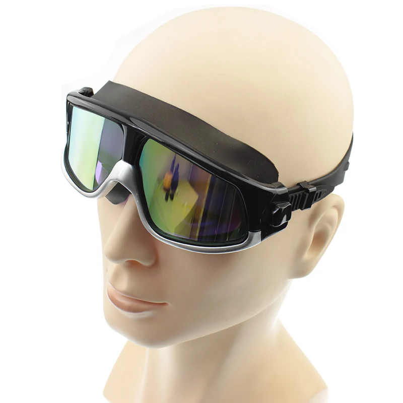 2017 Cool Comfortable Silicone Large Frame Swim Glasses Swimming